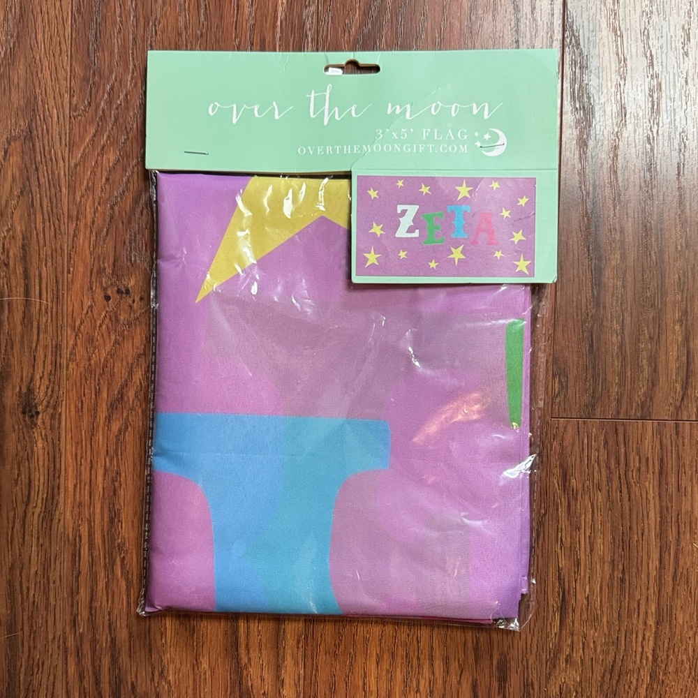 ZTA Oh My Stars Sorority Flag from Over the moon